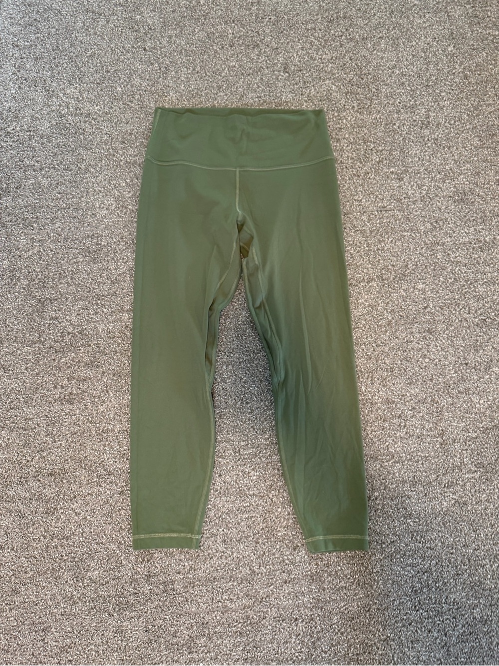 Lululemon Align Tights Crop 24” Green Sz 10 - Picture 3 of 6